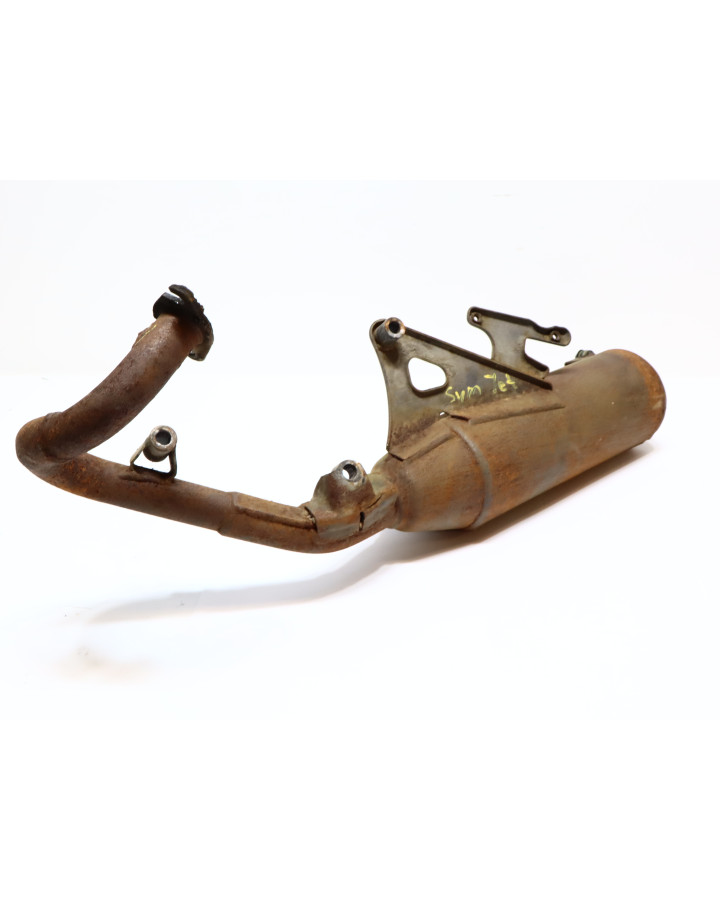 Sym Jet, avgassystem