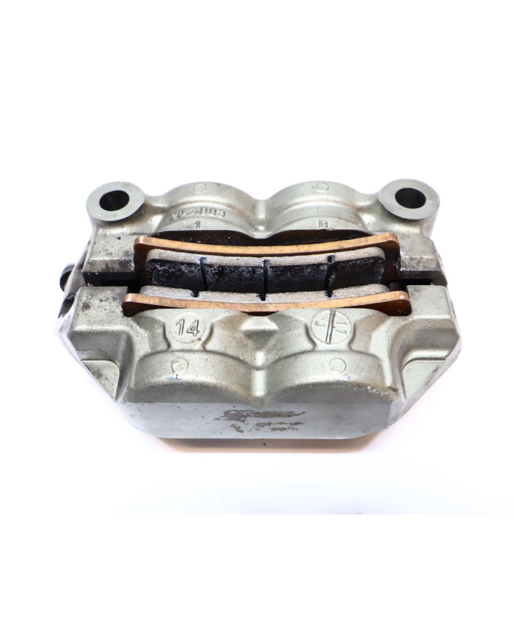 KTM 690 Duke R, bromsok fram