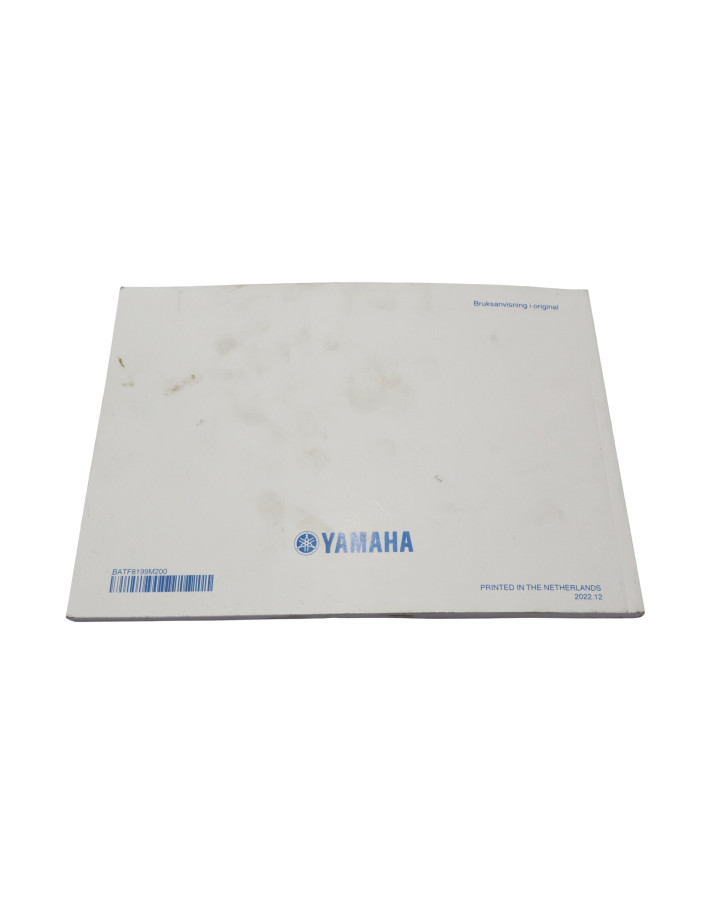 Yamaha MT-07, instruktionsbok