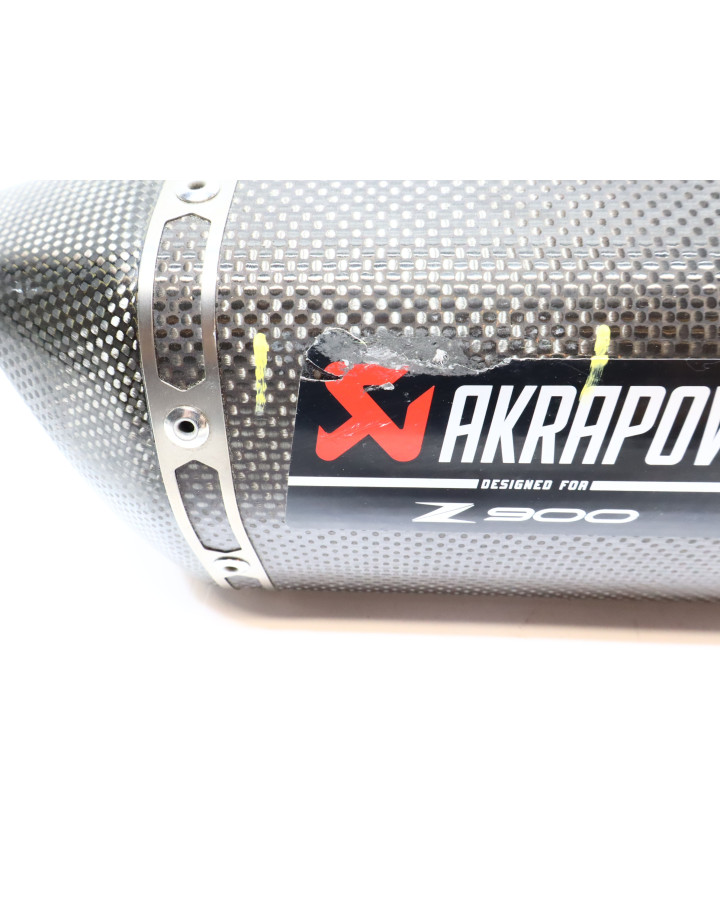 Kawasaki Z900, Akrapovic slip-on ljuddämpare