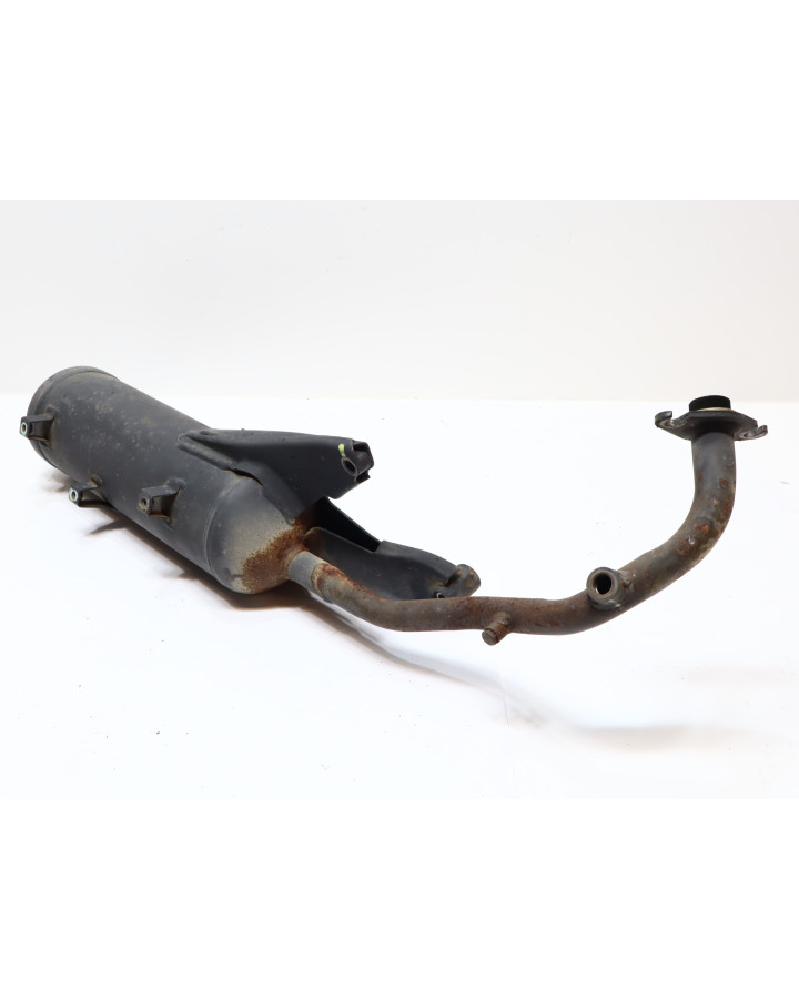 Peugeot Speedfight 4, avgassystem