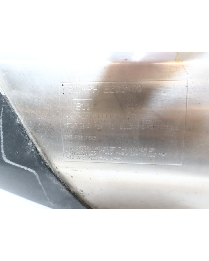 Triumph Tiger 1200 Explorer, ljuddämpare