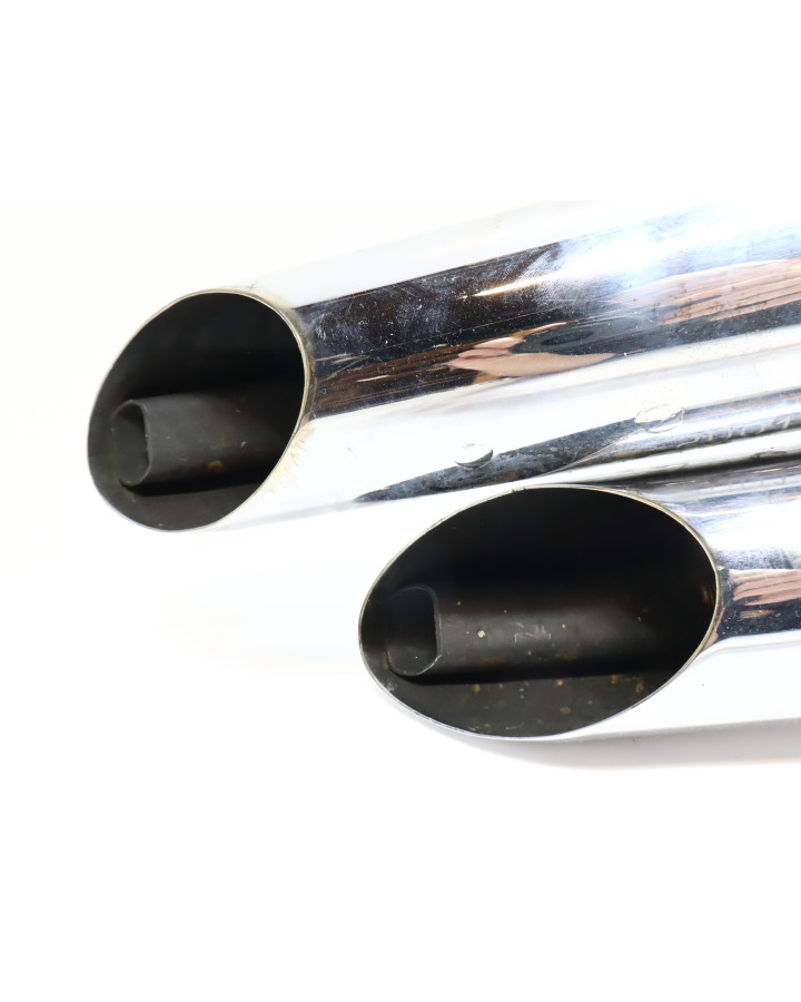 Yamaha XV 1100 Virago, Leovince SilverTail...