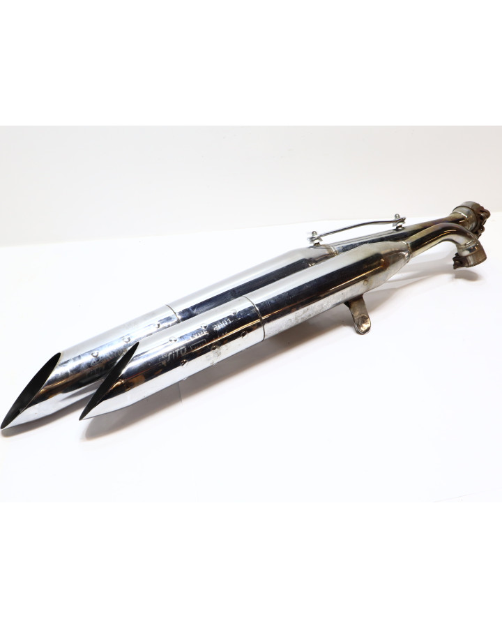 Yamaha XV 1100 Virago, Leovince SilverTail...