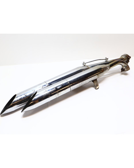 Yamaha XV 1100 Virago, Leovince SilverTail slip-on ljuddämpare