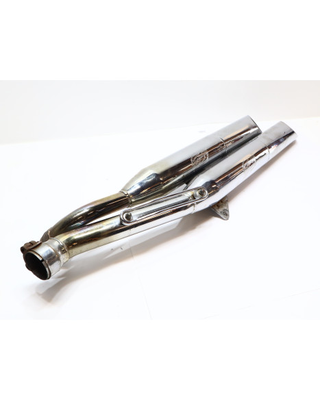 Yamaha XV 1100 Virago, Leovince SilverTail slip-on ljuddämpare