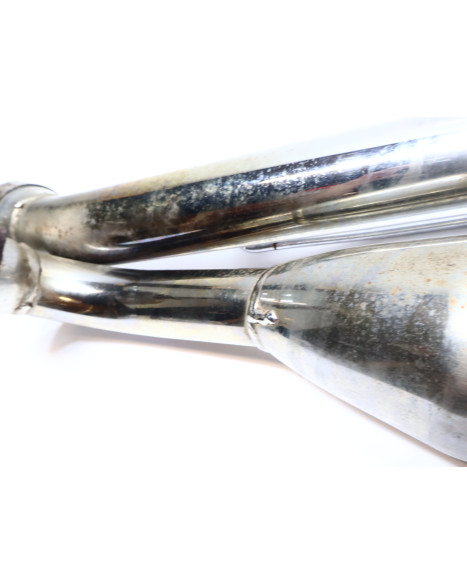 Yamaha XV 1100 Virago, Leovince SilverTail slip-on ljuddämpare