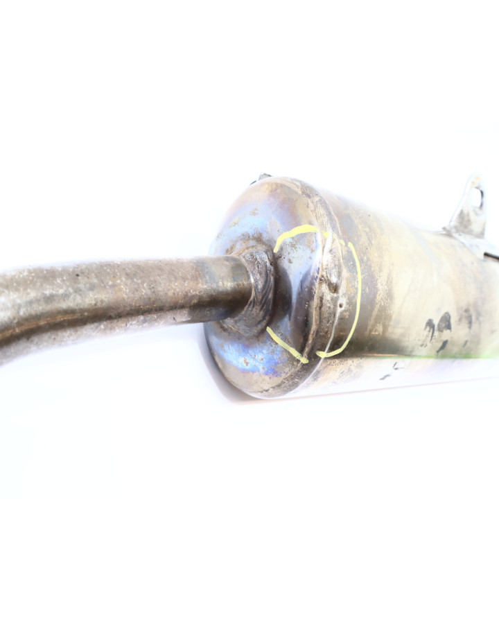 Derbi Senda DRD Pro, ljuddämpare