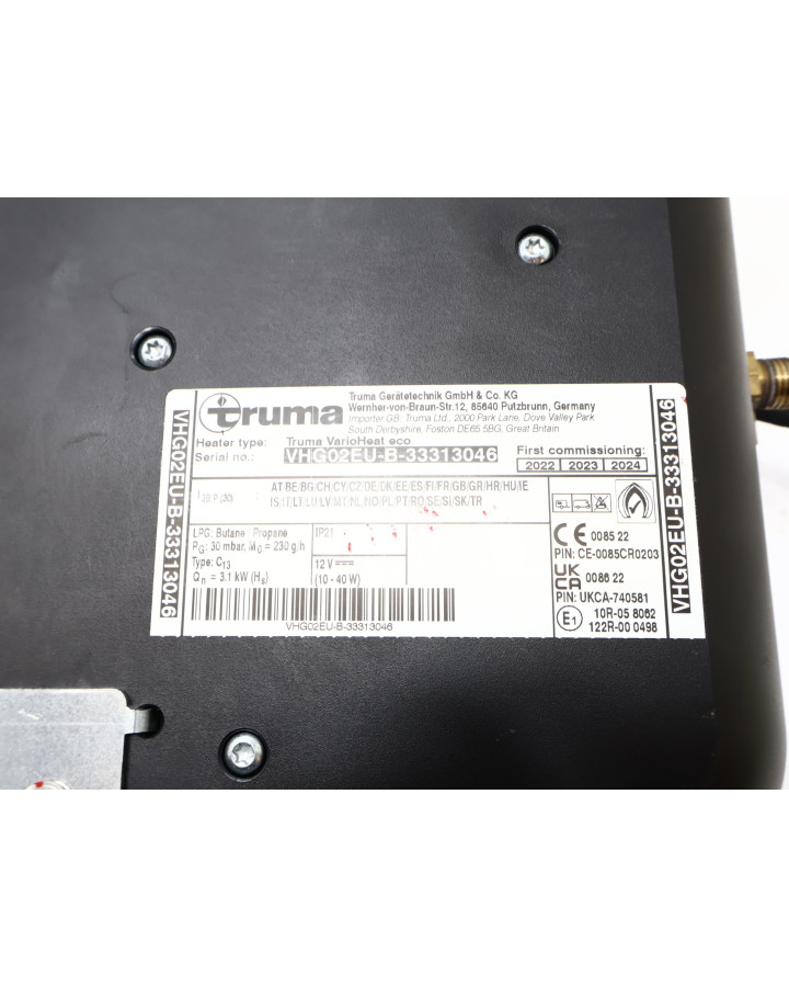 Fritidsvagnen, värmepanna