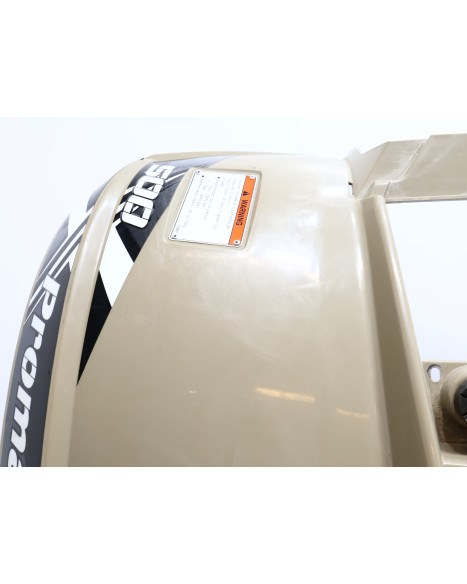 Linhai 500D Promax, bakskärm