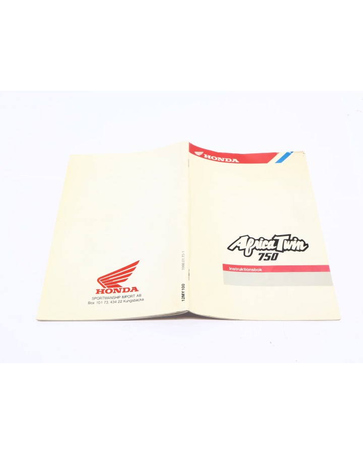 Honda XRV750 Africa Twin, instruktionsbok