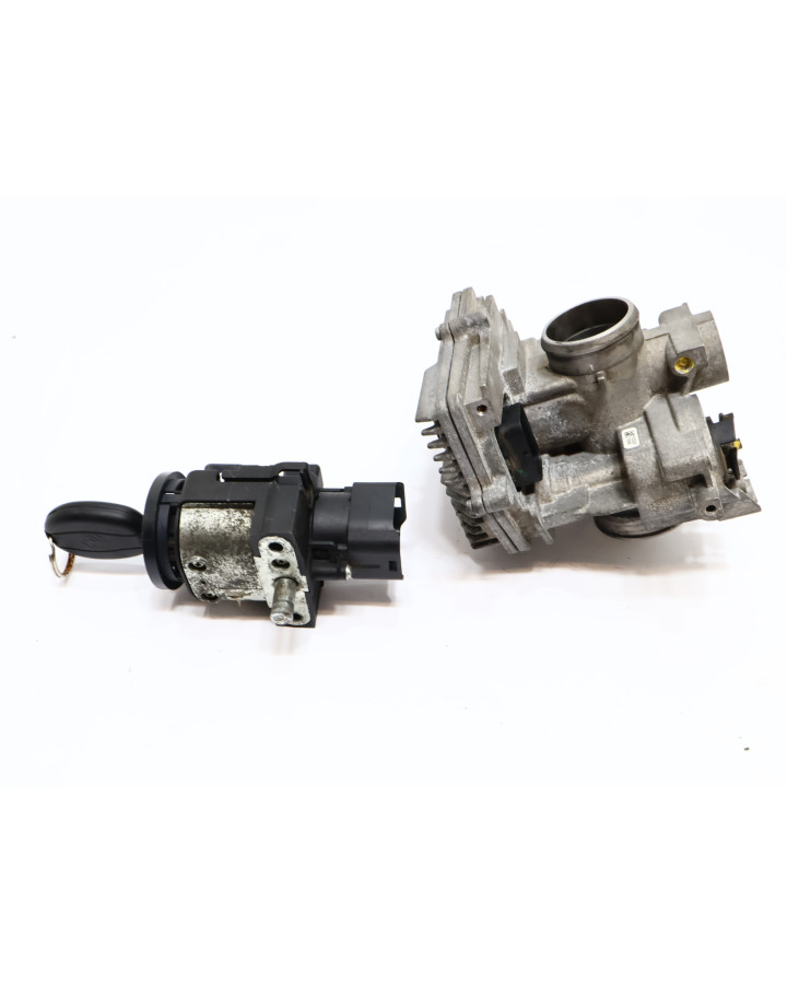 Piaggio MP3 500, tändningslås med ECU/gasspjäll