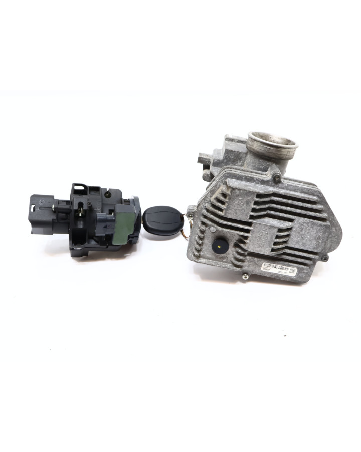 Piaggio MP3 500, tändningslås med ECU/gasspjäll