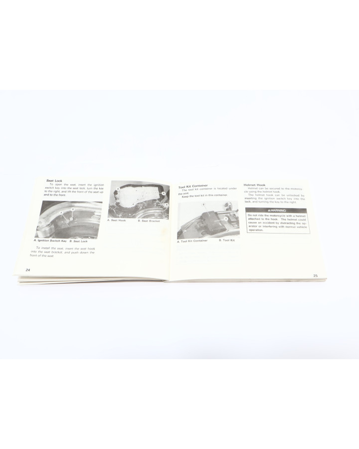 Kawasaki EN 500 Vulcan, instruktionsbok