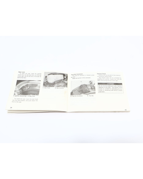 Kawasaki EN 500 Vulcan, instruktionsbok