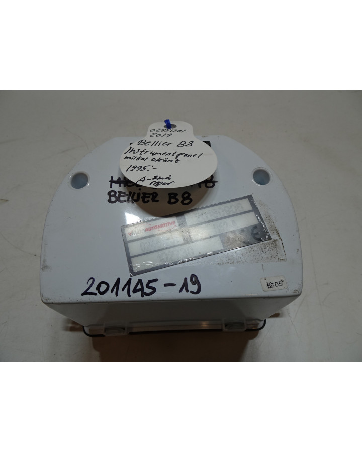 Bellier B8, instrumentpanel