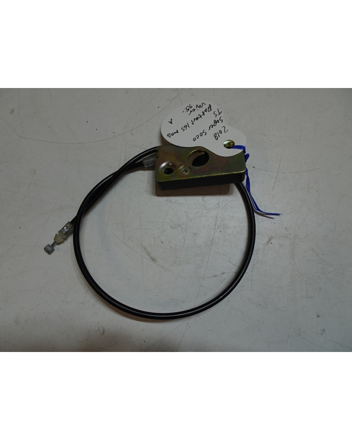 Super Soco TS, batterilås med vajer