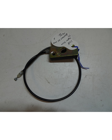 Super Soco TS, batterilås med vajer