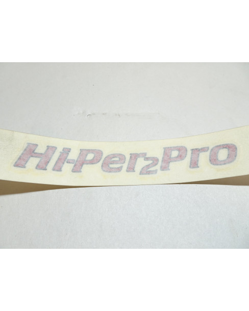 Piaggio NRG, röd dekal Hi-Per2 pro