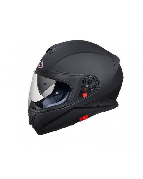 SMK Twister matt svart (med solvisir)