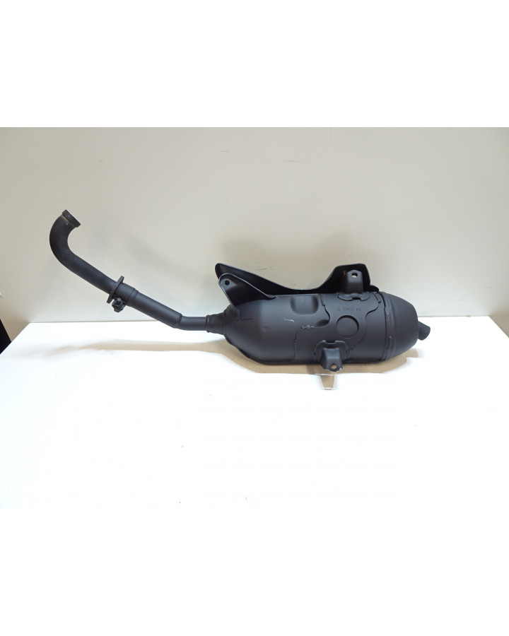 Gilera DNA 125, avgassystem