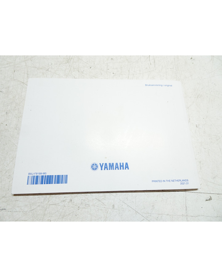Yamaha Tracer 900, instruktionsbok