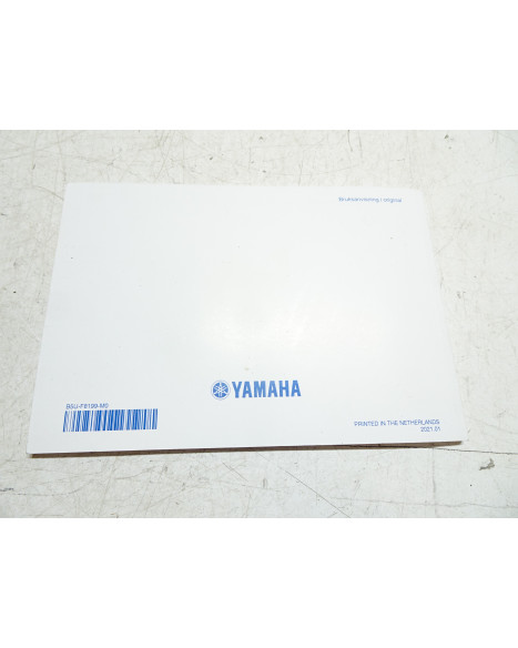 Yamaha Tracer 900, instruktionsbok