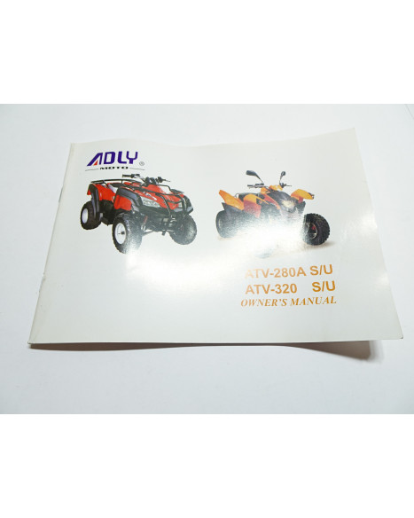 Adly ATV, instruktionsbok