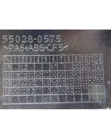 Kawasaki ZX10R, sidokåpa höger övre