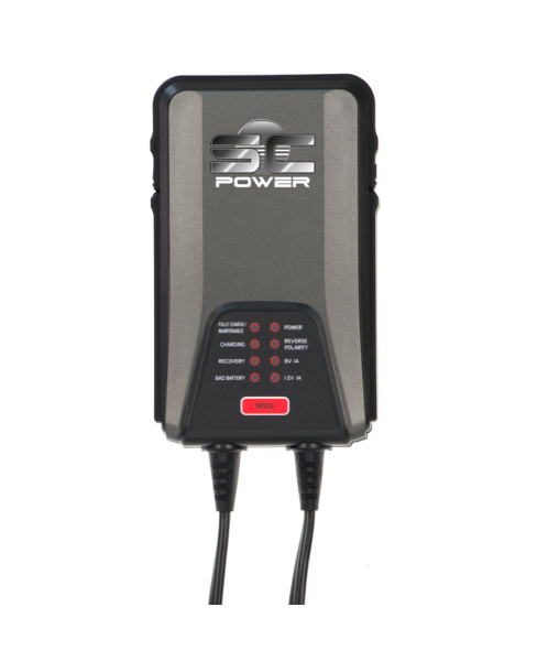 Batteriladdare SC Powercharger 6/12V 1A 2