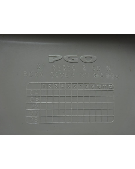 PGO T-Rex, bakre sidokåpa höger