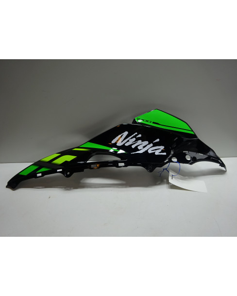 Kawasaki ZX10R, sidokåpsdel vänster övre svart