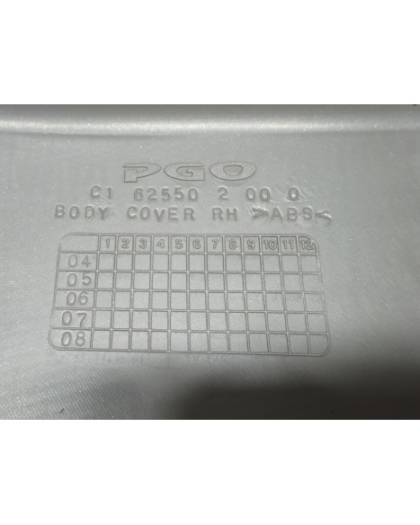 PGO T-Rex, bakre sidokåpa höger