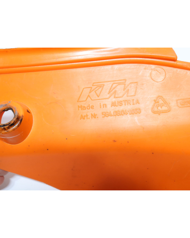 KTM 625 SXC, bakre sidokåpa vänster