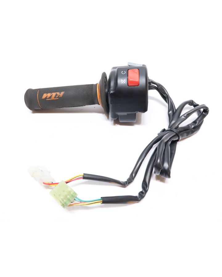 KTM 690 SMC, omkopplare med gashandtag höger