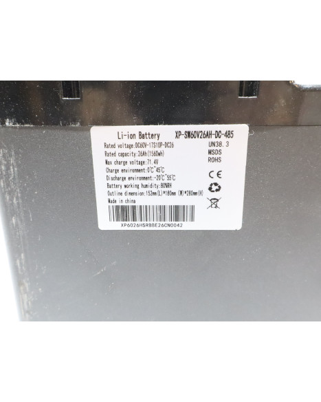 Drax Raw EV, batteri