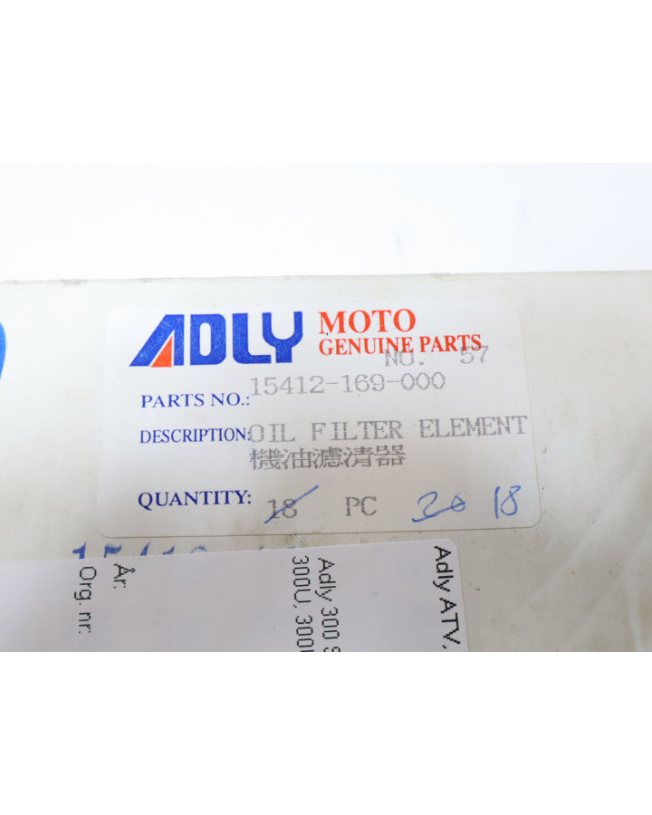 Adly ATV, oljefilter