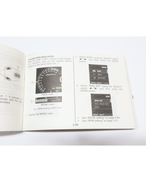 Suzuki GSX-8S, instruktionsbok