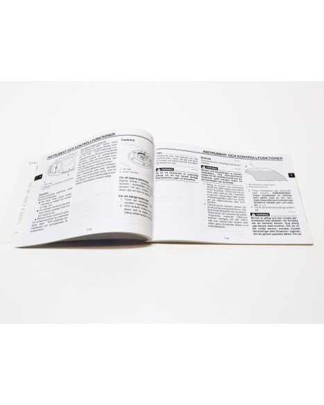 Yamaha FJR 1300, instruktionsbok