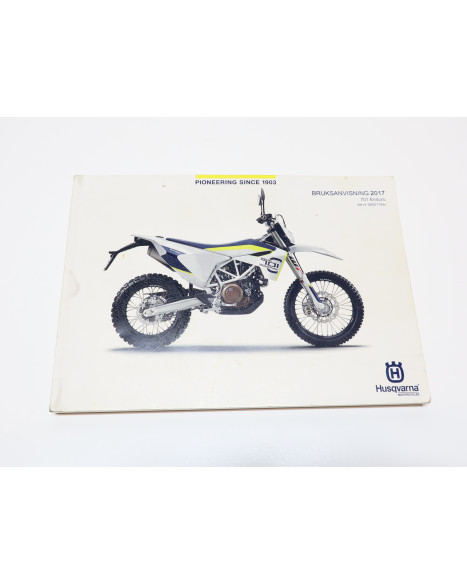 Husqvarna 701, enduro instruktionsbok