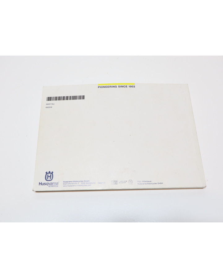 Husqvarna 701, enduro instruktionsbok