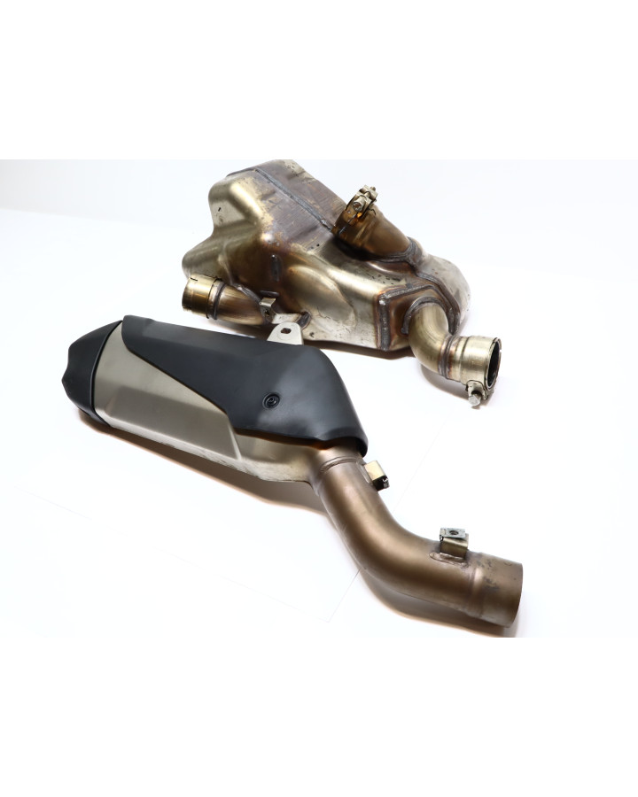 Ducati Multistrada V4 S, avgassystem