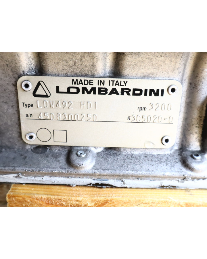 Lombardini LDW492 HDI motor