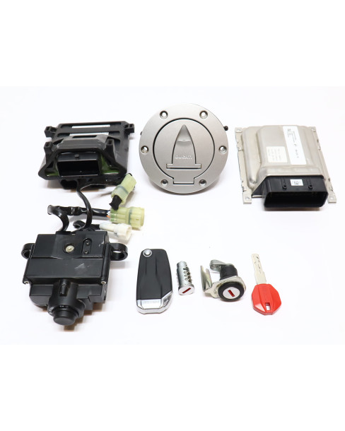 Ducati Multistrada V4 S, tändningslås med ECU komplett