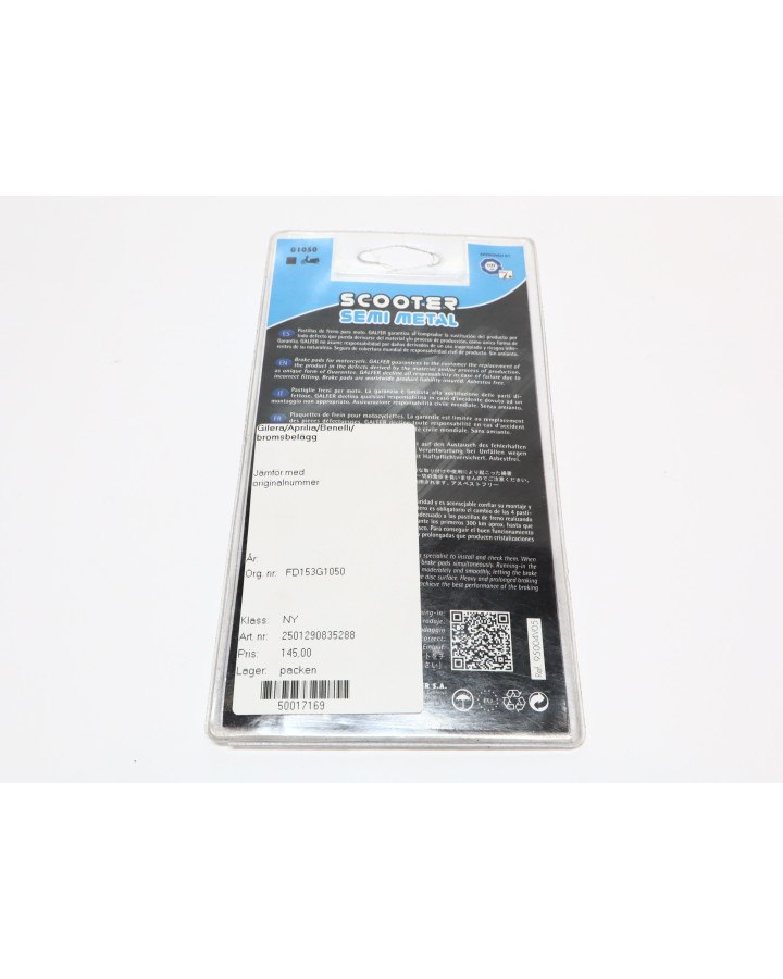 Gilera/Aprilia/Benelli/Yamaha, bromsbelägg