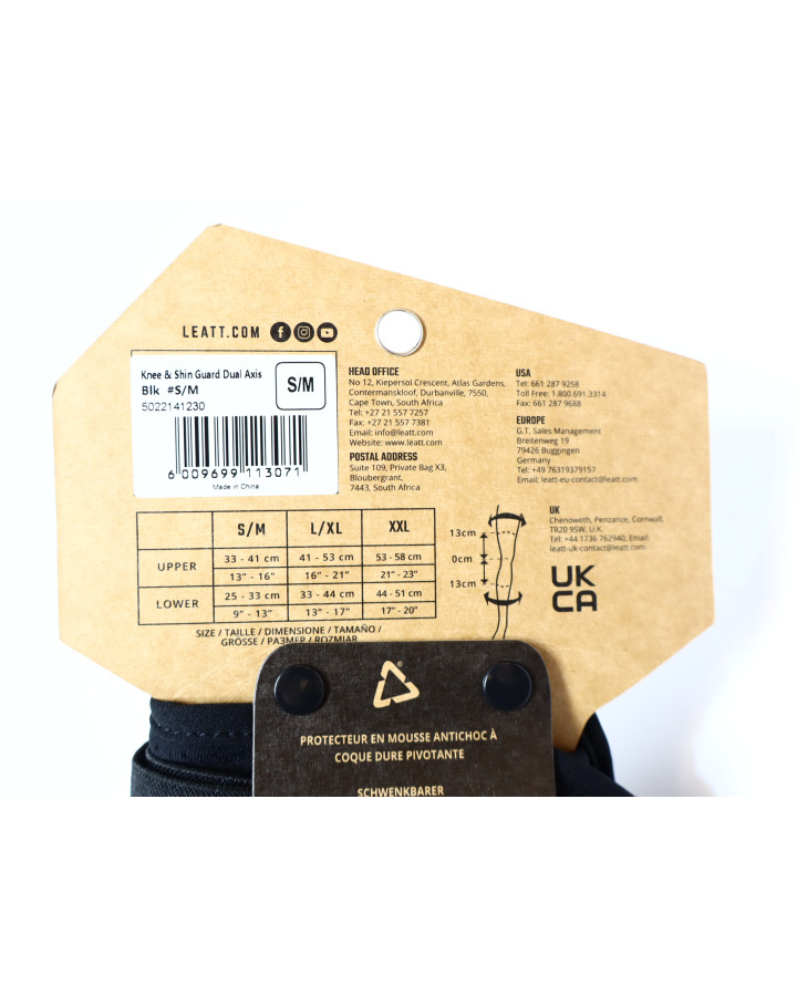 Leatt Dual Axis, knäskydd