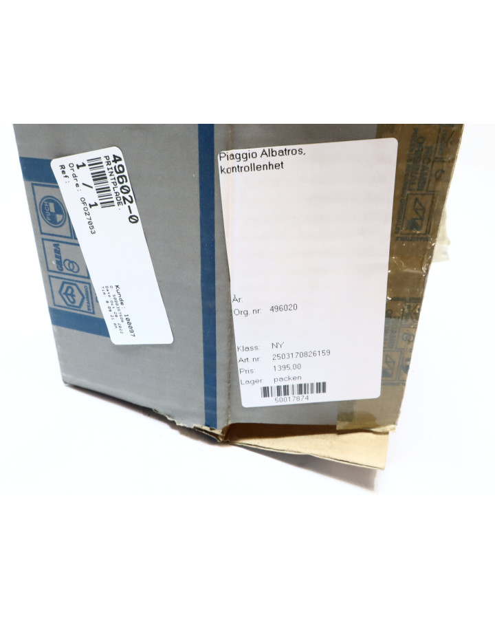 Piaggio Albatros, kontrollenhet