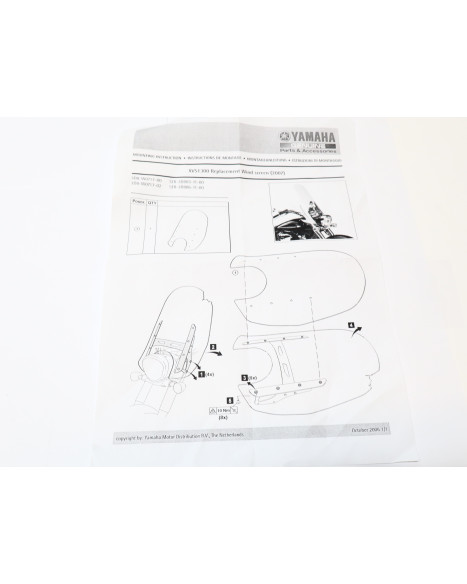 Yamaha XVS 1300, vindruta