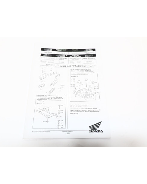 Honda CBF1000, pakethållare 2